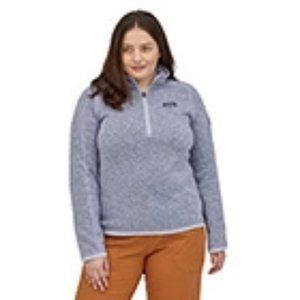 Patagonia Women's Better Sweater 1/4 Zip Size M Beluga - Gently Used
